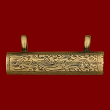ตะกรุดทองคำ แกะลาย งานวิจิตรศิลป์ vintage