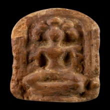 พระนาคปรก ศรีวิชัย เนื้อดินดิบ กรุบนควนสราญรมย์ สุราษฎร์ธานี