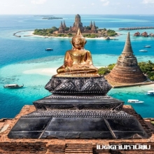 พระพุทธรูปบุทองคำฐานเงิน สมัยอยุธยา ( องค์ที่ 1 )