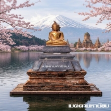 พระพุทธรูป สมัยอยุธยา บุทองคำฐานเงิน สวยเดิม ( องค์ที่ 3) 