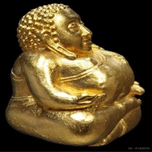 พระสังกัจจายน์ เนื้อทองคำ พ่อท่านคลิ้ง วัดถลุงทอง ปี2528