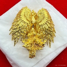 พระทองคำ.พญาครุฑปรเมศวร รุ่นมหาราชเปิดขุมทรัพย์