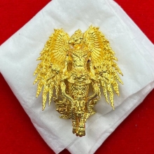 พระทองคำ.พญาครุฑปรเมศวร รุ่นมหาราชเปิดขุมทรัพย์