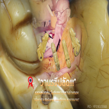 ”วานรขี่ปลัด” (ยุคต้น) หลวงพ่อกลั่น วัดอินทราวาส จ.อ่างทอง