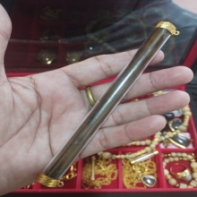 ตะกรุดฝาบาตร (หลวงปู่เผือก วัดกิ่งแก้ว )