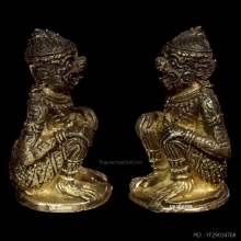 หนุมานหลวงปู่ทิมวัดละหารไร่ จ.ระยอง ปี พ.ศ.2518 เนื้อเงิน