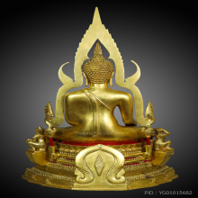 พระบูชาพระพุทธชินราชจำลอง ภปร รุ่น พุทธนเรศร์