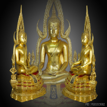 พระบูชาพระพุทธชินราชจำลอง ภปร รุ่น พุทธนเรศร์