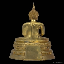 พระพุทธชัยศรี วัดกลางบางแก้ว 9 นิ้ว ตู้ครอบเดิม