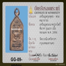 เหรียญไพรีพินาศ พิมพ์นากปรก รุ่นแรก ปี 2496