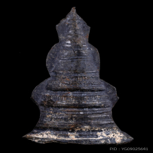 พระเชียงแสนหลังเจดีย์บัวขีด ตะกั่วสนิมแดง Shan Buddha Statue