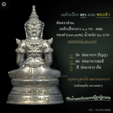 พระแก้วมรกต เหล็กเปียกผสมทองคำ วัดป่าดานวิเวก(หายากสุด)