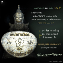 พระแก้วมรกต เหล็กเปียกผสมทองคำ วัดป่าดานวิเวก(หายากสุด)