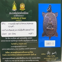 เหรียญเต่าเล็ก รุ่นแรก หลวงปู่หลิว วัดสนามแย้ ปี 2517 ที่1