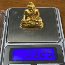 พระทองคำ กริ่งวชิรมงกุฏ วาระ ๑๐๐ ปีสังฆราช​จวน​