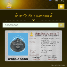 หลวงพ่อคง รุ่นนั่งหัวเสือ เนื้อทองแดง