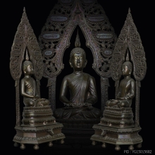 พระบูชานิรันตราย  สมโภช ๑๗๕ ปี วัดบวรนิเวศวิหาร ปี 2555