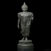 พระพุทธลีลา 25 พุทธศตวรรษ ภปร. ปี2525 สูง24นิ้ว