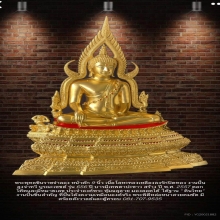 พระพุทธชินราชจำลอง หน้าตัก 9 นิ้ว ลงรักปิดทอง รุ่น 656 ปี