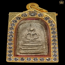 พระสมเด็จบางขุนพรหม พิมพ์ฐานแซม (กรุเก่า)