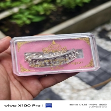 เลสเงิน หลวงพ่อรวย วัดตะโก ปี2563  รุ่น รวย99  หนัก4บาท