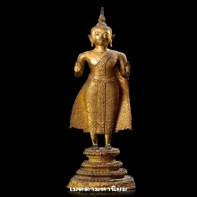 พระพุทธรูป สมัยรัตนโกสินทร์ แบบจีวรดอก ทองเดิม