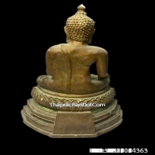 พระพุทธรูปปางมารวิชัย หน้าตัก5นิ้ว สูง10นิ้ว สภาพสวยเดิม