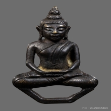 รูปหล่อพระพุทธ เนื้อโลหะเก่าพอมีอายุ