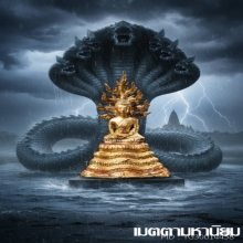 พระพุทธรูป สมัยรัตนโกสินทร์ ปางนาคปรก สวยมากเดิม