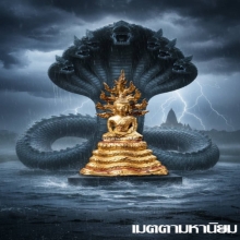 พระพุทธรูป สมัยรัตนโกสินทร์ ปางนาคปรก สวยมากเดิม