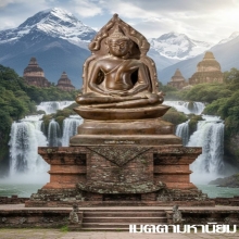 พระพุทธชินราช ปางสมาธิ สมัยอยุธยา หายากสวยเดิม