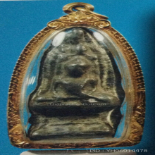 พระซุ้มนครโกษากรุลพบุรีพิมพ์ฐานสูงเนื้อชินเลี่ยมทองพร้อมใช้
