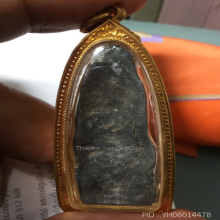พระซุ้มนครโกษากรุลพบุรีพิมพ์ฐานสูงเนื้อชินเลี่ยมทองพร้อมใช้