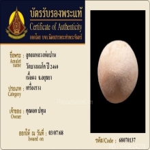 ลูกอมผงพุทธคุณยันต์เกราะเพชร หลวงพ่อปาน วัดบางนมโค จ.อยุธยา