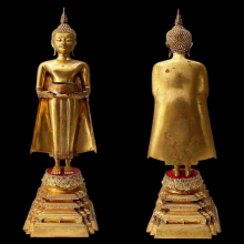 พระบูชาหลวงพ่อวัดบ้านแหลมอุ้มบาตรสูง 20 นิ้ว ปิดทองคำแท้