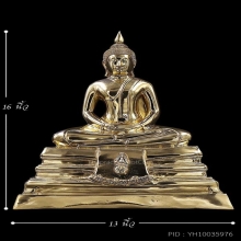 พระบูชา9นิ้ว หลวงพ่อโสธร เนื้อทองเหลืองขัดมัน ปี44สภาพสวยมาก