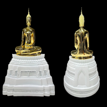หลวงพ่อทองคำสุโขทัยไตรมิตรพระจอมเกล้าลาดกระบัง ปี 2566