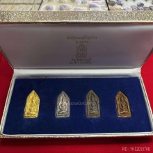พระทองคำ** พระขุนแผนกรุวัดบ้านกร่าง  ชุด 4 เนื้อ เลข988