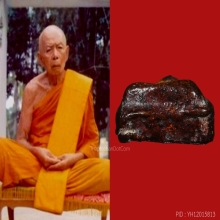 พระปิดตาผงโสฬสมหาพรหมปี 2503ลป.ทิม พิมพ์หลวงปู่เฮี้ยงหลังแบบ