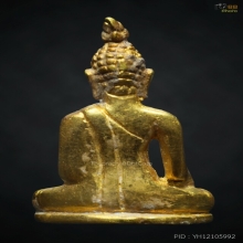 พระบูชาเล็กเชียงแสน เนื้อทองคำ