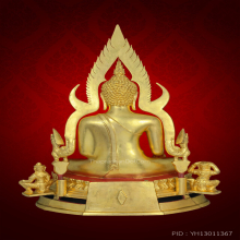 พระพุทธชินราช พิธีจักรพรรดิ 9 นิ้ว ปิดทอง
