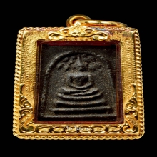 พระสมเด็จคะแนนปรกโพธิ์ (หลังยันต์ลึก) เนื้อใบลาน หลวงปู่โต๊ะ