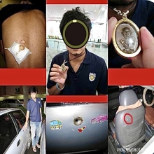 หลวงปู่สี เหรียญอายุยืนครึ่งองค์ เหรียญหยุดกระสุน