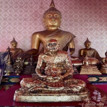 หลวงปู่สี เหรียญอายุยืนครึ่งองค์ เหรียญหยุดกระสุน