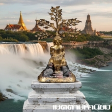 พระพุทธรูป สมัยรัตนโกสินทร์ ปางป่าลิไลยก์ สวยมากทองเดิม