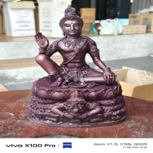 พระบูชาจตุคามรามเทพ รุ่นโคตรปาฏิหาริย์ปี2550 โลหะรมดำมันปู