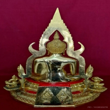 พระบูชาหลวงพ่อชินราช ภปร 5.9 นิ้ว กะไหล่ทอง