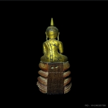 พระพุทธรูปบูชาไม้โพธิ์แกะ