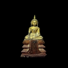 พระพุทธรูปบูชาไม้โพธิ์แกะ