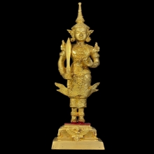 พระสยามเทวาธิราชแท้ๆ เนื้อกะไหล่ทอง ปี 2525